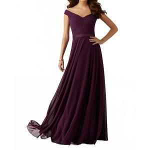 Mori Lee | Dresses | New Morilee Offtheshoulder Ruched Bodice Bridesmaids  Dress In Eggplant | Poshmark